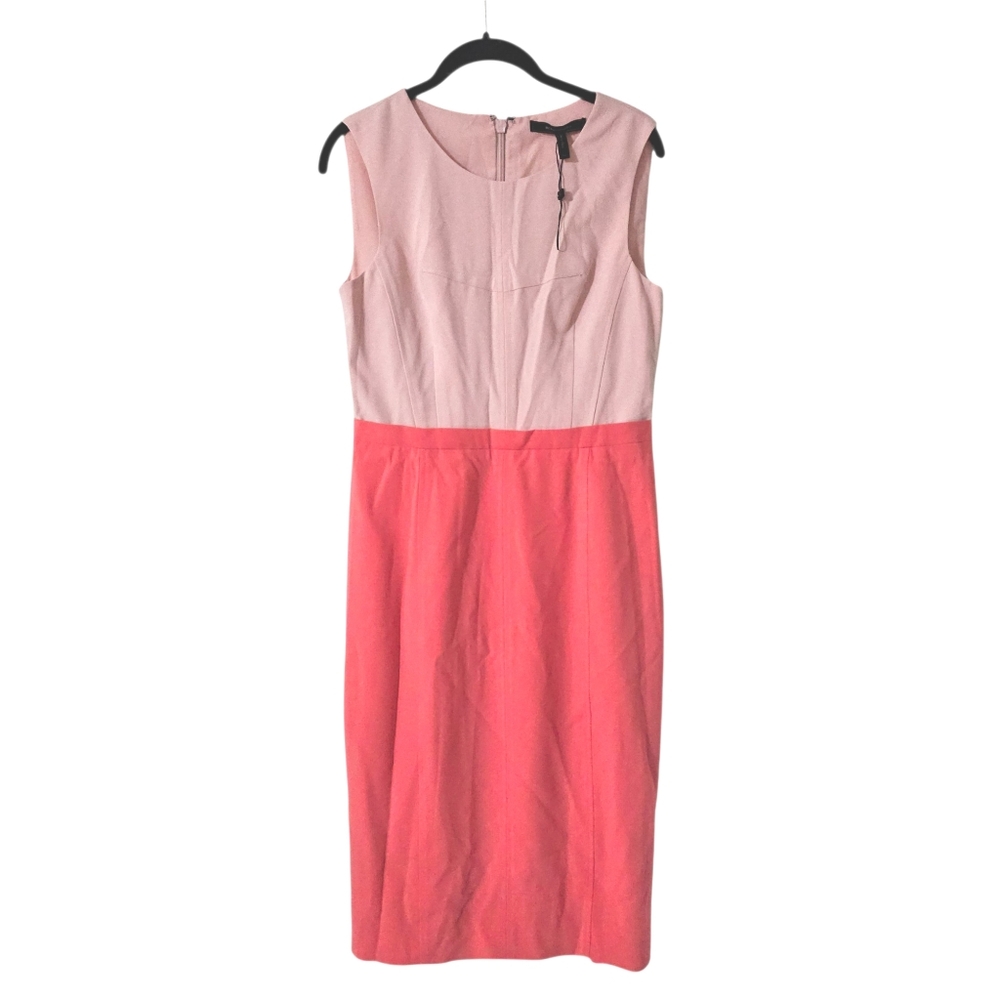 BCBGMaxAzria Blaire Color Block Sheath Dress Size 8